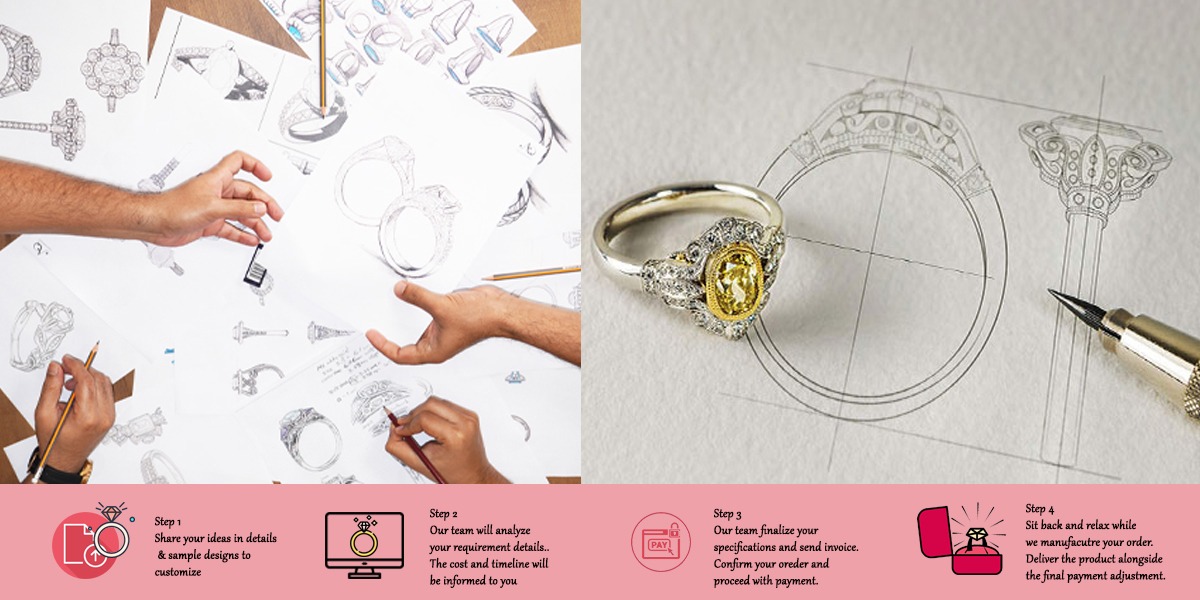 customize diamond jewellery in dubai